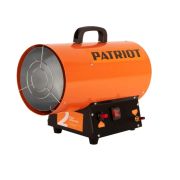 Калорифер газовый PATRIOT GS 12, 12 кВт, 320 мᵌ/ч, пьезо поджиг, редуктор, шланг.