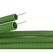 Труба ПВХ гофр. d20 (уп.100м) ДКС зеленая