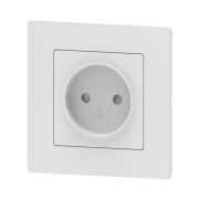 Розетка СУ 1-м б/з с/ш 16А LOTEGRO Viard белый
