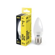 Лампа светодиодная 7Вт C35 свеча 4000К нейтр. бел. E27 230В IEK LLE-C35-7-230-40-E27