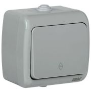 Выключатель проходной 1-кл. 1п ОП AQUATIC ВС-20-1-2-А 10А IP54 GENERICA EVA12-K03-10-54