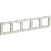 Рамка 5-м BRITE РУ-5-БрЖ жемчуж. IEK BR-M52-K36
