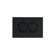 Розетка 2-мест. с/з СП ZIMA IP20 16А ПБТ безвинт. зажим черн. бархат LEZARD 704-4200-127BQC