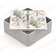 Коробка распред. ОУ GE 41222-01 100х100х44мм к/к с клемн колодкой белый