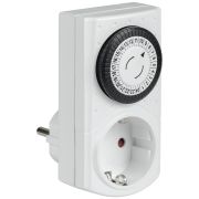 Таймер-розетка ИЭК РТМ-1 30мин 24ч 16А (механич.)