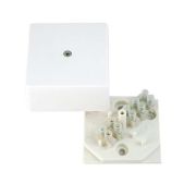 Коробка распред. ОУ HEGEL КРК2702 75х75х30мм P40 под к-к с клеммн.