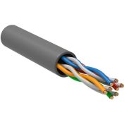 Кабель витая пара U/UTP кат.5 4х2х24AWG solid CCA PVC сер. (м) GENERICA омедненый