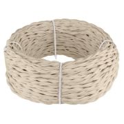 Ретро кабель витой ПВХ 2*1,5 СЛОНОВАЯ КОСТЬ