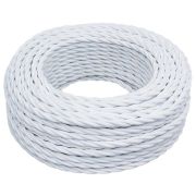 Ретро кабель витой ПВХ 3*2,5 БЕЛЫЙ