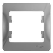 Рамка 1-м Глосса алюминий