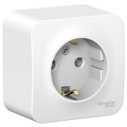 Розетка ОУ 1-м Бланка с/з 16А белый
