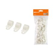 Скоба СКН-9 белый (уп.100шт) ТДМ