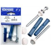 Комплект крепления унитаза 6*80 (2шт) НАКРЕПКО