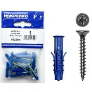 Дюбель с шурупом 6*30 (15шт) НАКРЕПКО