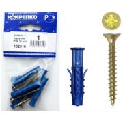 Дюбель с шурупом 8*50 (6шт) НАКРЕПКО