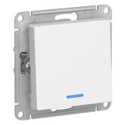 Выключатель СУ 1-кл Атлас (мех.) с инд. белый (113)