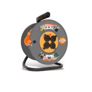 Удлинитель ВЕМ-250 4гн 50м с/з 16А (ПВС 3х1,5) IP44 катушка