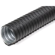 Металлорукав в ПВХ изоляции РЗ-ЦПнг d15мм с протяжкой (уп.50м) ЗЭТАРУС черный