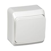 Выключатель ОУ 1-кл Этюд BA10-001B белый