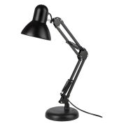 Светильник настольный General GTL-036 60W E27 основ+струбц черный