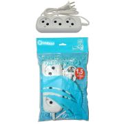 Удлинитель ОБИХОД 3гн 1,5м 6А (ШВВП)