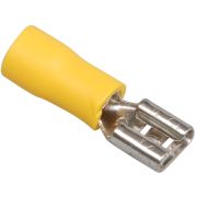 Разъем РпИм 5,5-6-0,5 (мама) плоский желтый (100шт/упак) ИЭК