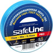 Изолента 15мм/20м Safeline синяя