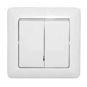 Выключатель СУ 2-кл Хит ВС56-234 белый