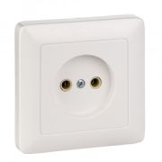 Розетка СУ 1-м Хит б/з РС10-132 белый