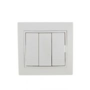 Выключатель СУ 3-кл Мира белый 701-0202-109
