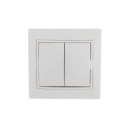 Выключатель СУ 2-кл Мира крем 701-0303-101