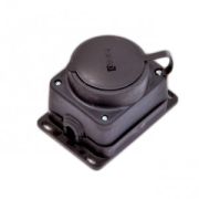 Колодка NE-AD 1гн с/з каучук IP44 (4003) черная