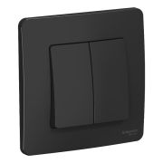 Выключатель СУ 2-кл Бланка антрацит