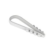 Дюбель-хомут 11х18 круглый белый (уп.50шт) EKF