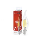 Лампa филамент Е14 7W 4000K C37 свеча на ветру ASD/InHome