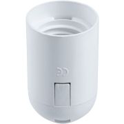 Патрон Е27 подвесной пластик белый Navigator NLH-PL-E27