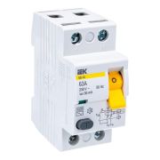 Выключатель диф. ВД1-63 (УЗО) 2Р 63A 30мА ИЭК