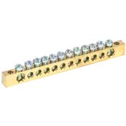 Шина нулевая 6*9мм 14/2 (14гр./креп. по краям) ИЭК