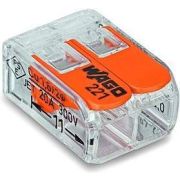 ВАГО 221-412 2х(0,14-4мм2) с рычаж. прозрач. WAGO