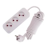 Удлинитель LEZARD 3гн 5м б/з 10А (ПВС 2*0,75)