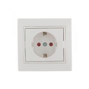 Розетка СУ 1-м Мира 16А з/шт белый 701-0202-124