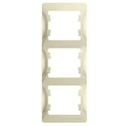 Рамка 3-м Глосса вертикал. крем