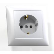 Розетка СУ 1-м с/з 10А Россия РС16-370 белый
