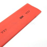Трубка ТУТ 14/7мм 1м красная ИЭК