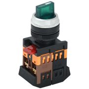 Переключатель АNС-22-2 на 2 полож. «I-O» 1з+1р неон/240В зеленый