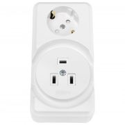 Блок ОУ к э/плите РШ-ВШ (Роз с/з 16А+32А 250В) БРА32-016