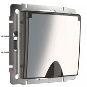 Розетка СУПГ 1-м Веркель (мех.) з/ш, с крышкой глянц. никель W1171202