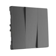 Набор клавиш Веркель д/выкл 3х-кл. графит риф. W1139004