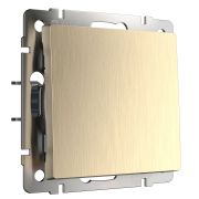 Выключатель СУ 1-кл Веркель (мех.) шампань риф. W1110010