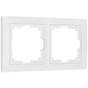Рамка 2-м Веркель Basic белый W0022001